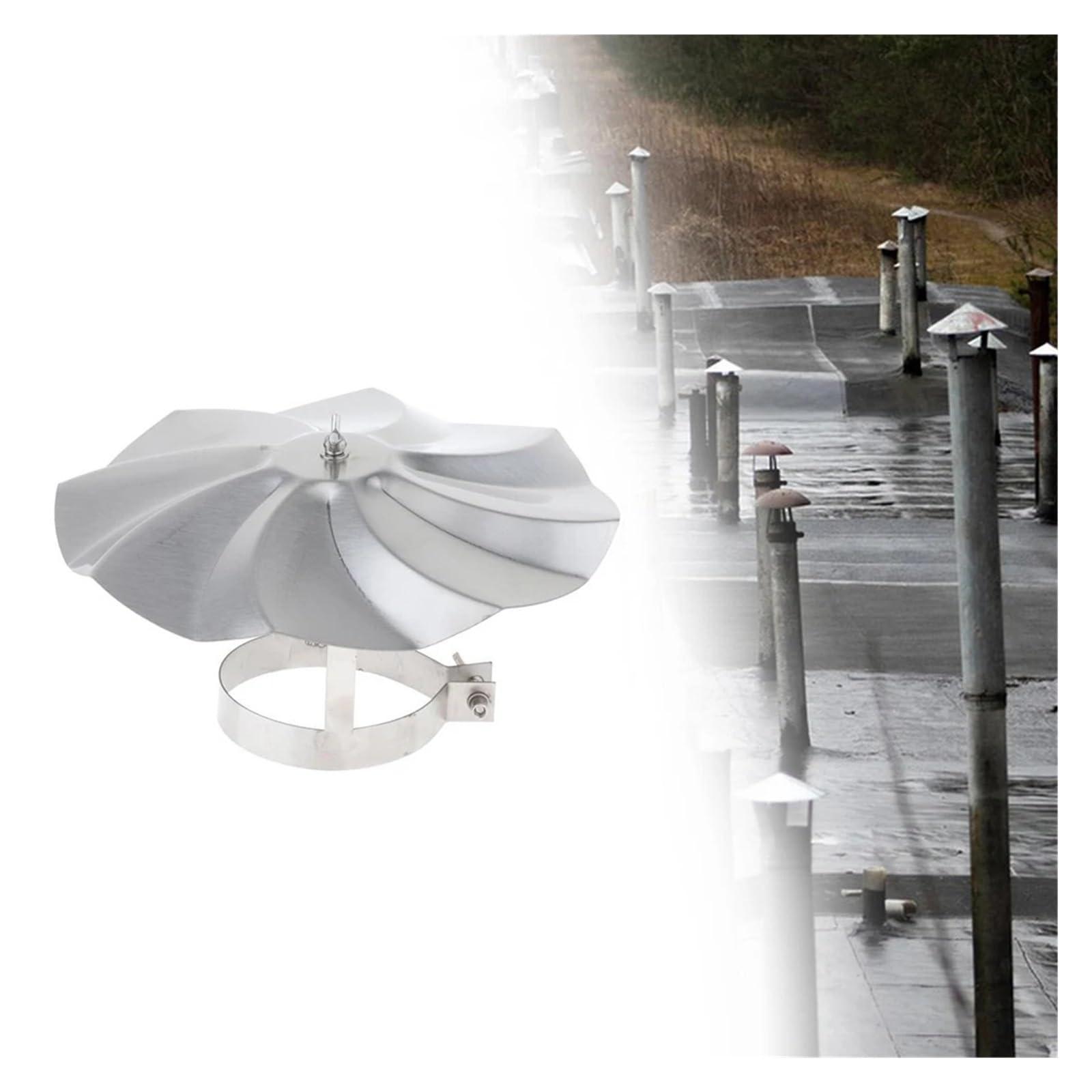 generic Chimney Cap Chimney Rain Cap Vent Cap Application Chimney Tube Cowl Flue Pipe Rain Cover Rainproof Stainless Steel
