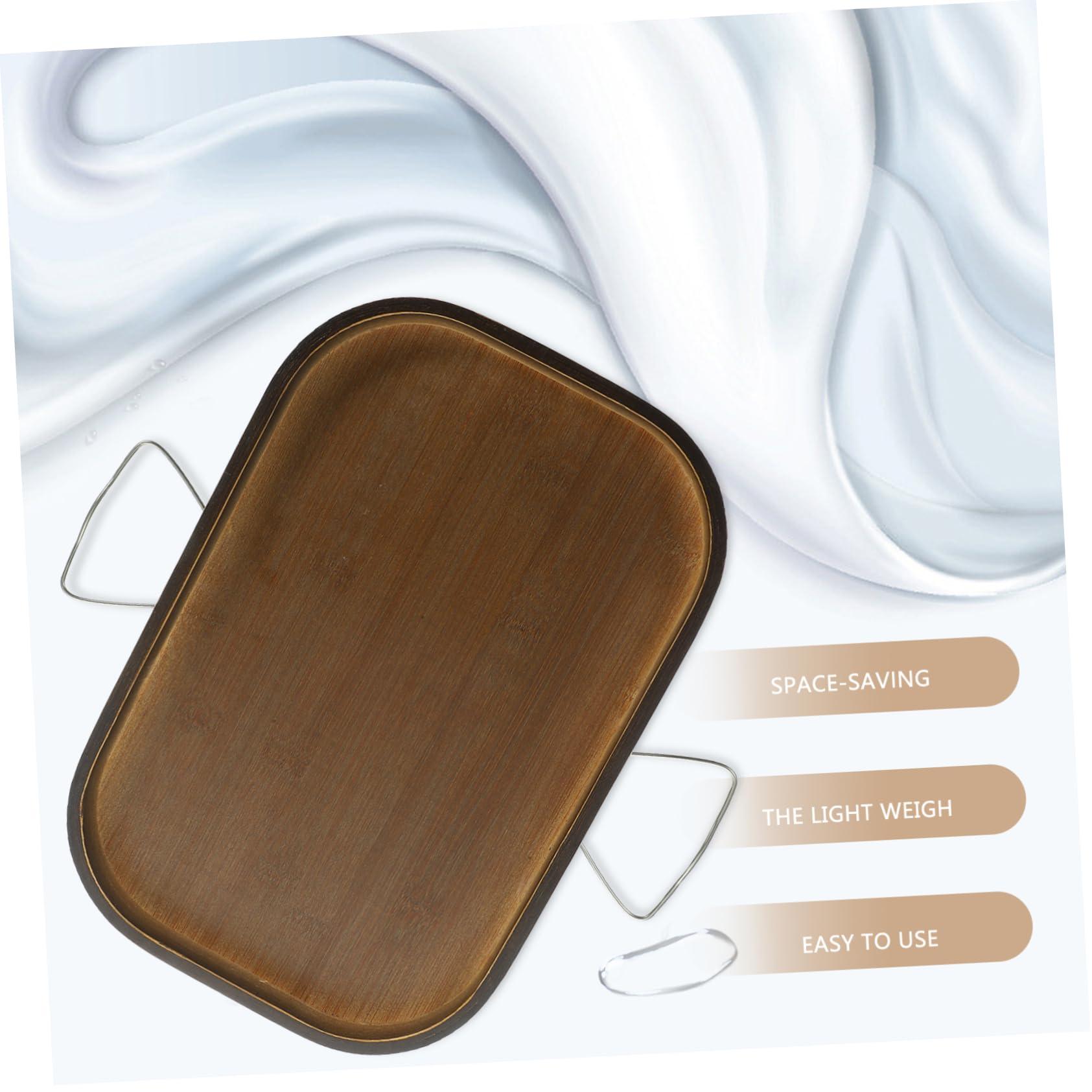 CONGARTENO CONGARTENO Bamboo Arm Rest Table for Couch Clip on Tray Couch Table Armrest Square 33x22