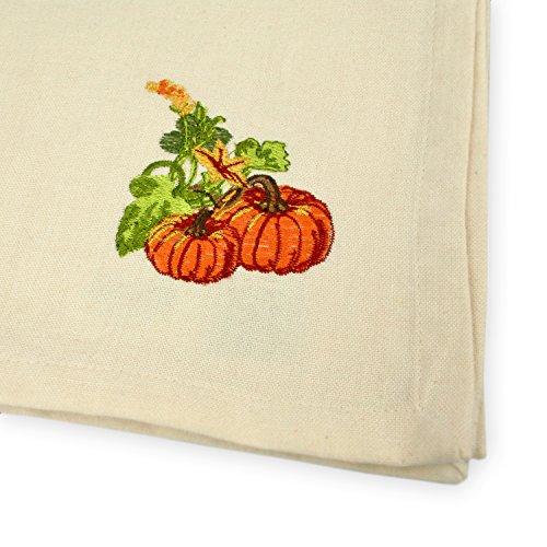 DII DII Solid Pastel Napkin Set Cotton, Machine Washable, 20x20 Inch, Aqua, 6 Count