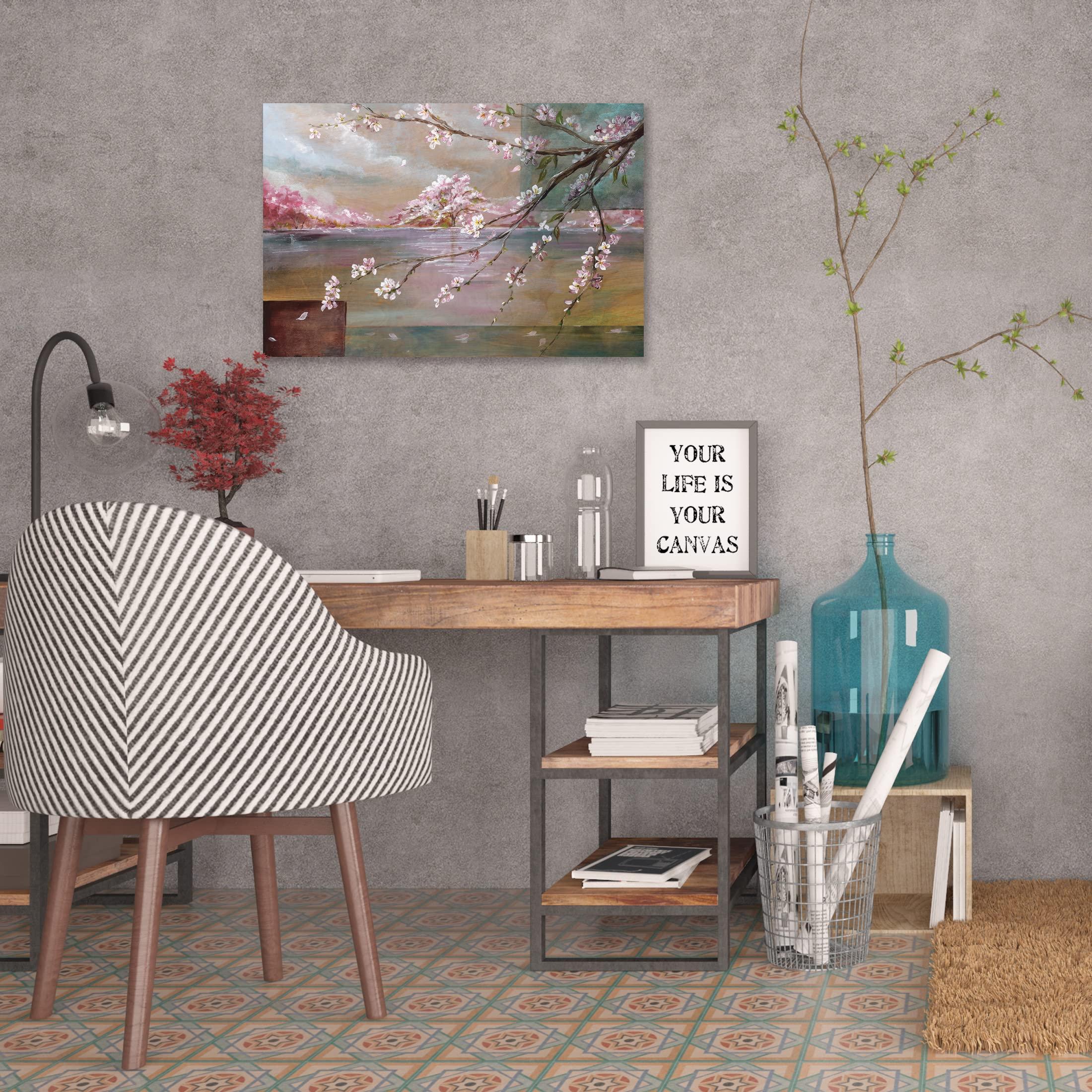 Jaxson Rea Jaxson Rea "Sakura Cherry Blossom Gallery Wrapped Canvas by Tre Sorelle Studios, 24" x 16"