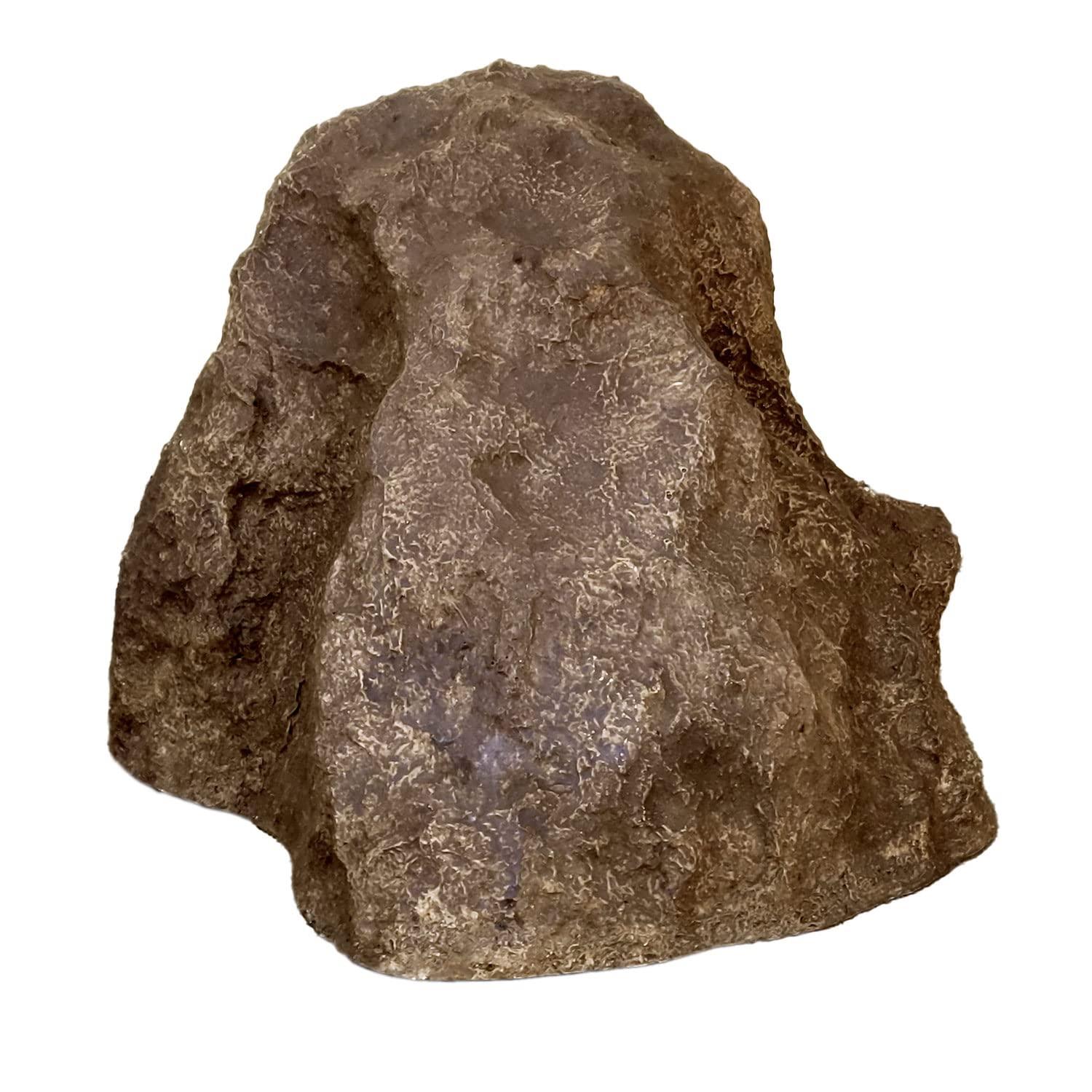 FOREVER BAMBOO FOREVER BAMBOO Artificial Rock Faux Rock Pump Cover Hollow Landscape Decoration Artificial Rock Cover Fiberglass Painted Mock Rock Small River Brown 9 in H x 13 in W x 16 in L