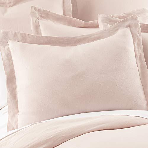 Levtex Home Levtex Home - 100% Linen - Twin Duvet Cover - Washed Linen - Blush - Duvet Cover Size (66x88in.)