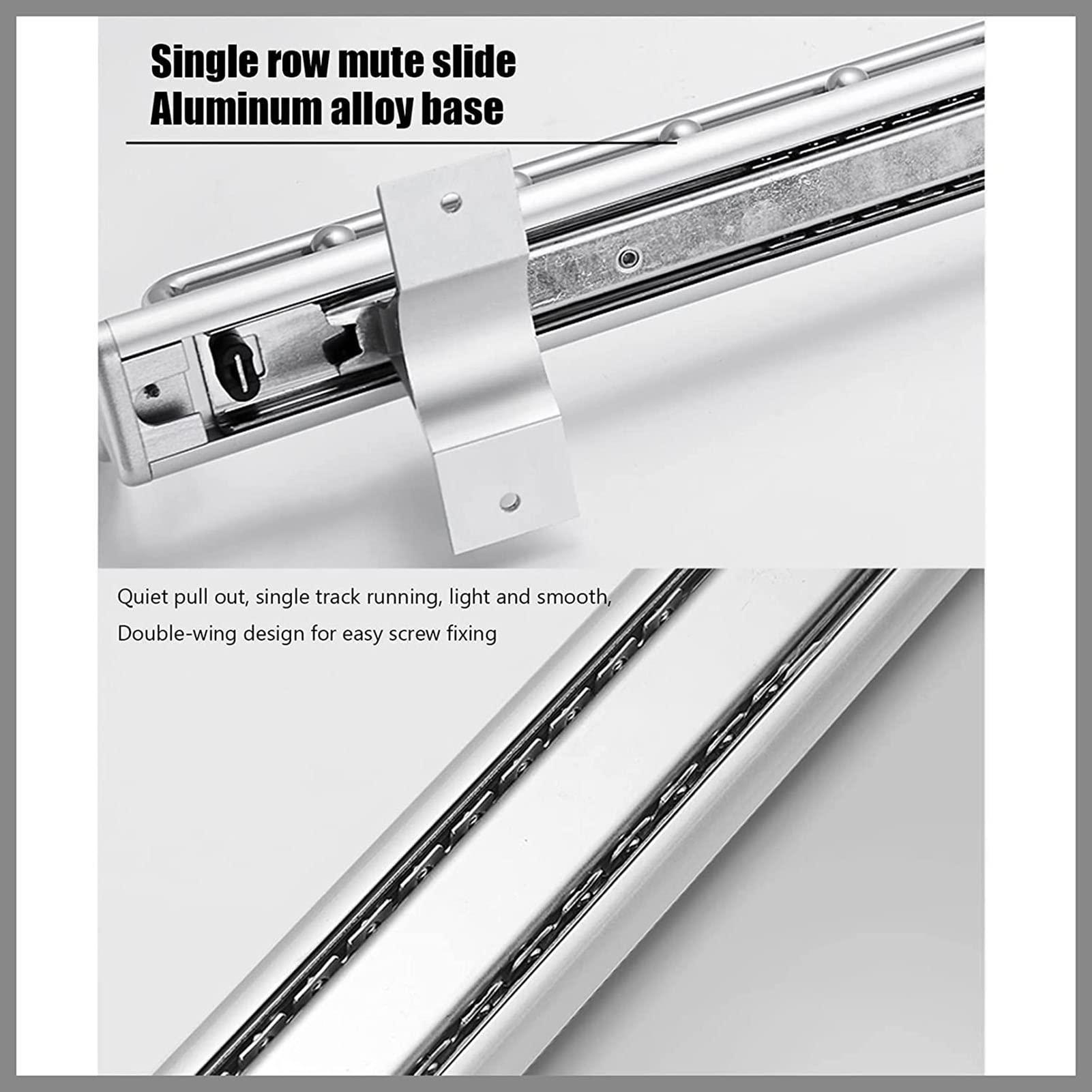 HONGKEFIT Clothes Hanger Closet Pull Out Valet Rod, Pull-Out Closet Valet Rod with Mounting Screws, Top Mount Save Wardrobe Space Cabinet Organizer5sizes (Color : 30cm)