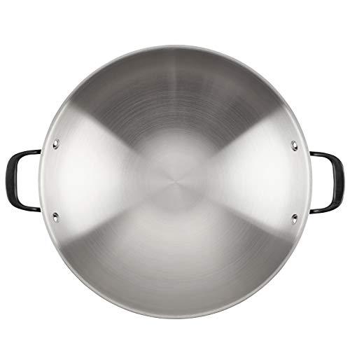 KitchenAid KitchenAid 5-Ply Clad Polished Stainless Steel Wok,15 Inch