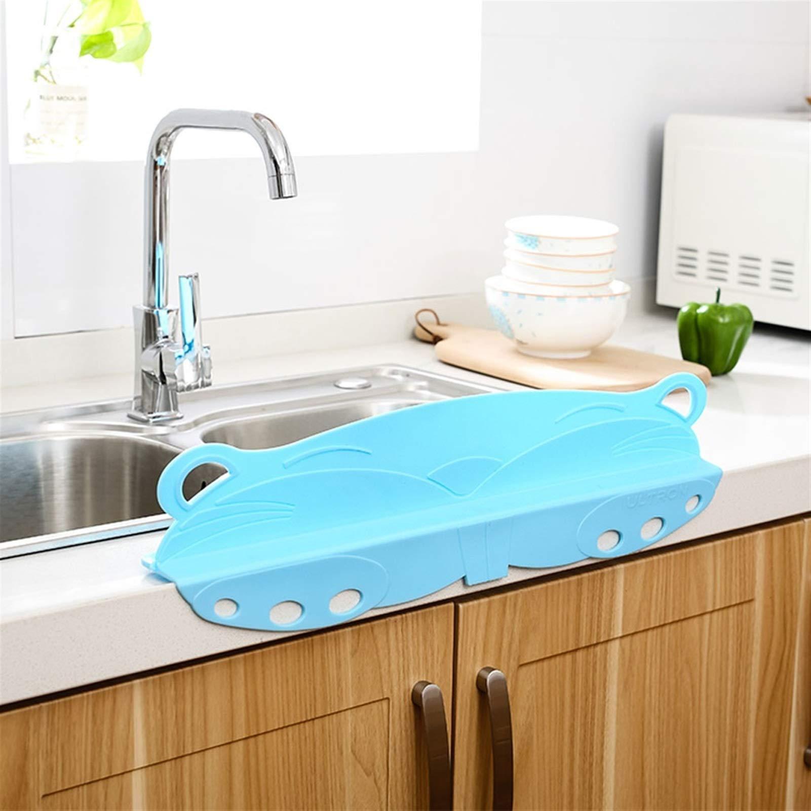 Lzeal Oil Splatter Screen Board Kitchen Water-proof Side Countertop Water-blocking Sink Waterproof Splash Baffle Waterproof Heighten Silicone Household Sink Water Splash Guard Grease Splatter Screen Oil Bar