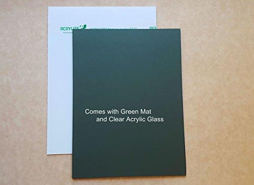 Golf Flag Frames Golf Flag Frames 16x20 Mahogany Color, Moulding brn-002, Green Mat (Holds 13x17 Masters Golf Flags; Flag not incl)