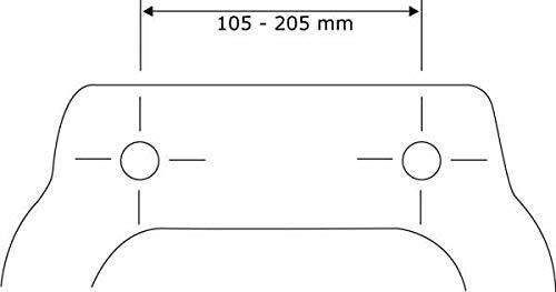 WENKO WENKO Toilet Seat Oak Grey-Soft Closing Mechanism, 37 x 43 x 10 cm