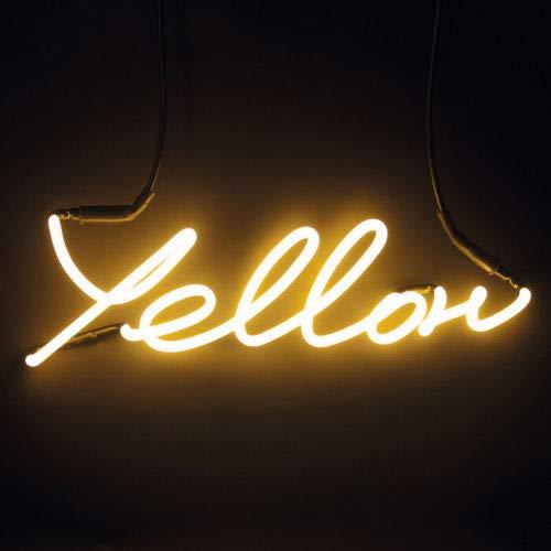Unknown Yellow Flexible LED Neon Rope Light Lighting Strip Tube Indoor Outdoor Holiday Party Room Decor Or Commercial Use Lighting 110V(330ft(100 Meters))