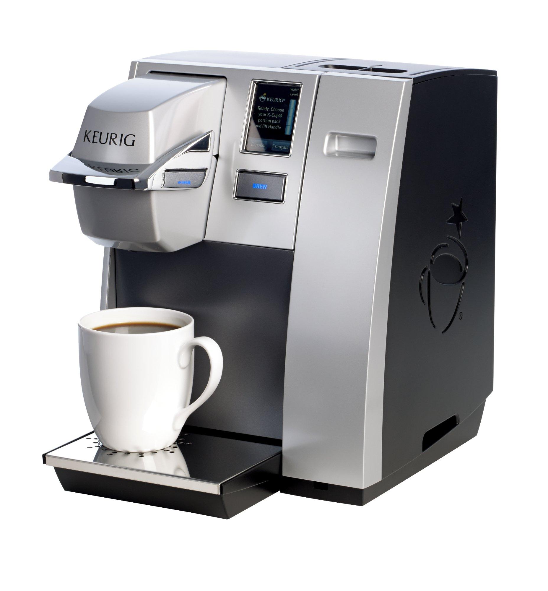 Keurig Keurig K155 Office Pro Single Cup Commercial K-Cup Pod Coffee Maker, Silver