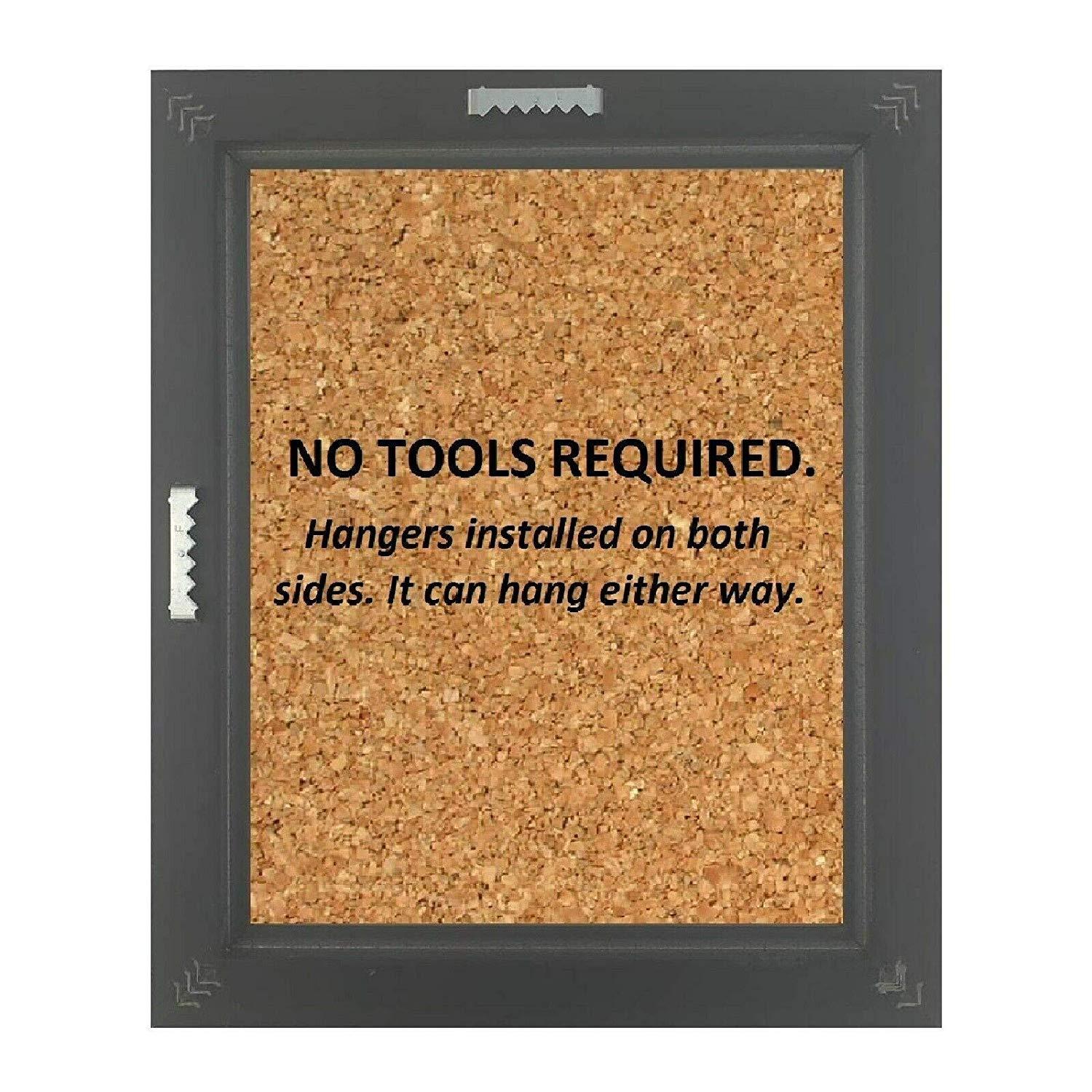 US Art US Art Frames 9x18 Bright Gold Flat 1.25 Inch, Smooth Wrapped Finish Wood Composite Wall Decor Picture Poster Frame