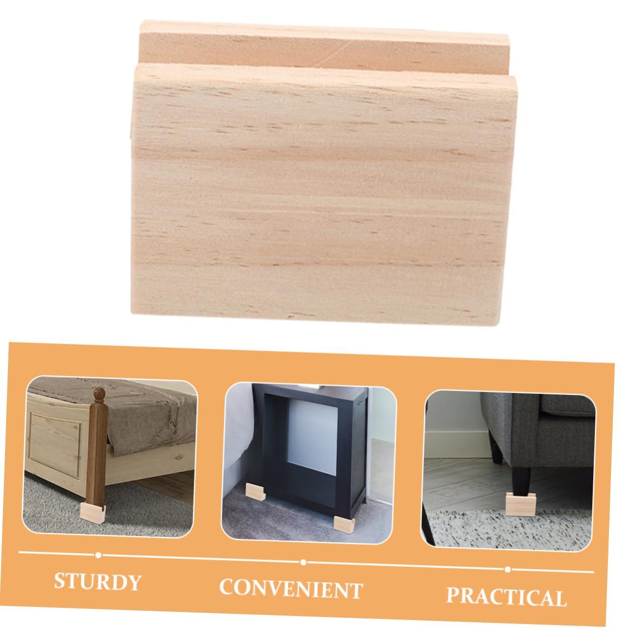 Angoily Angoily 2pcs Mattress Raiser Bed Raising Blocks Bed Lifters Bed Risers Heavy Duty Bed Lifts Risers Chair Riser Furniture Risers for Desk Legs Risers for Table Legs Couch Riser Table Riser