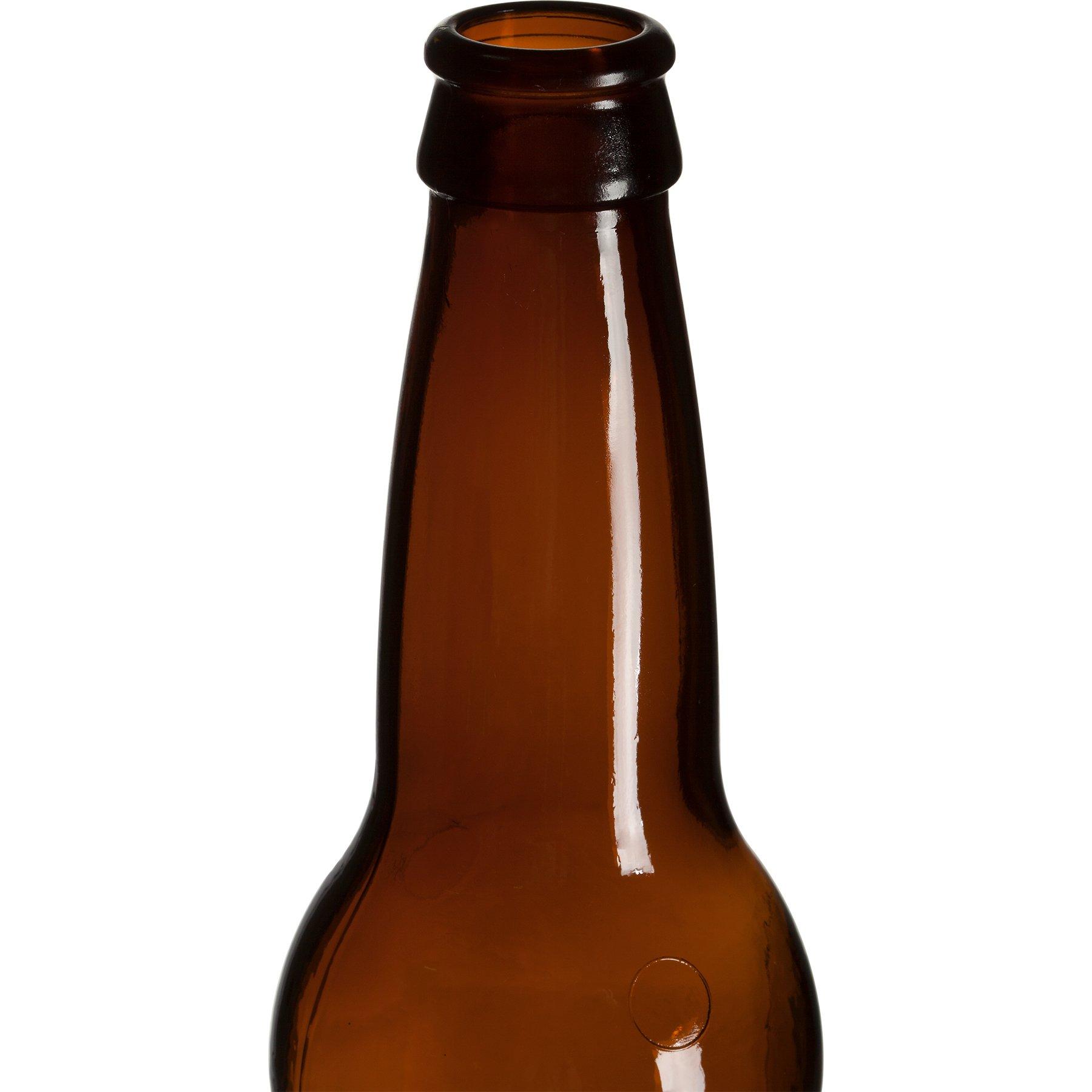 The Cary Company The Cary Company 30WLN2 12 oz. Long Neck Beer Bottle, Pry-Off, Amber (Pack of 24)