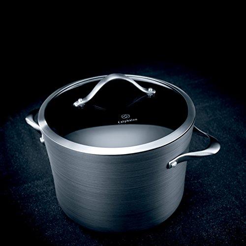 Calphalon Calphalon Contemporary Hard-Anodized Aluminum Nonstick Cookware, Stock Pot, 8-quart, Black
