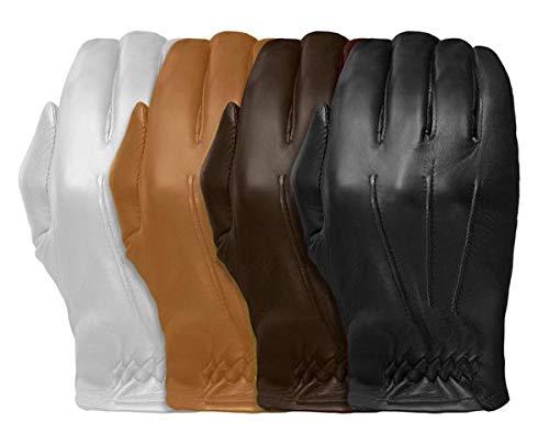 Tough Gloves Marksman Ultra-Thin Leather Tactical Gloves (Water Resistant) Thin, Skin Tight Unlined Cabretta for Maximum Dexterity