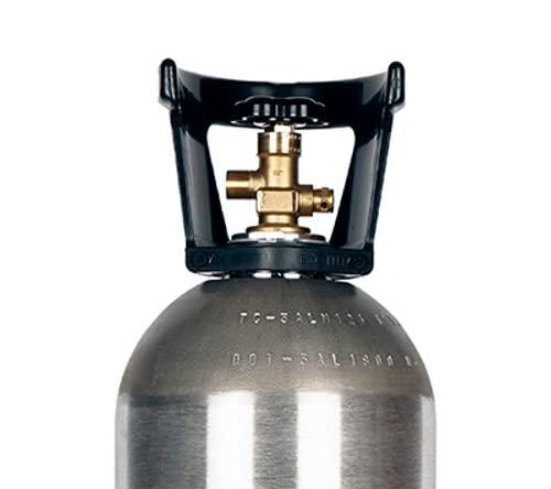 Varies New 20 lb Aluminum CO2 Cylinder Tank with Handle and New CGA320 Valve