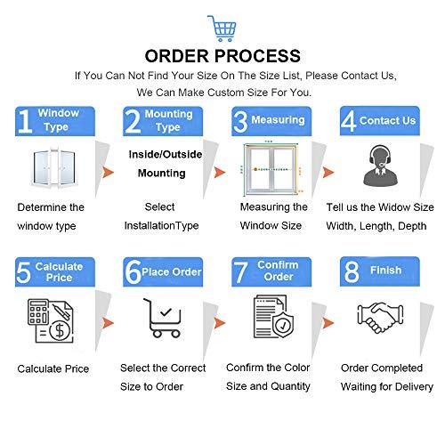 SUAKY SUAKY Motorized Blackout Window Shades, Stone Window Blinds with Valance, Energy Saving UV Protection Elegant Sun Shades, Cordless Light Filtering Roller Shades for Windows, Doors, Kitchen