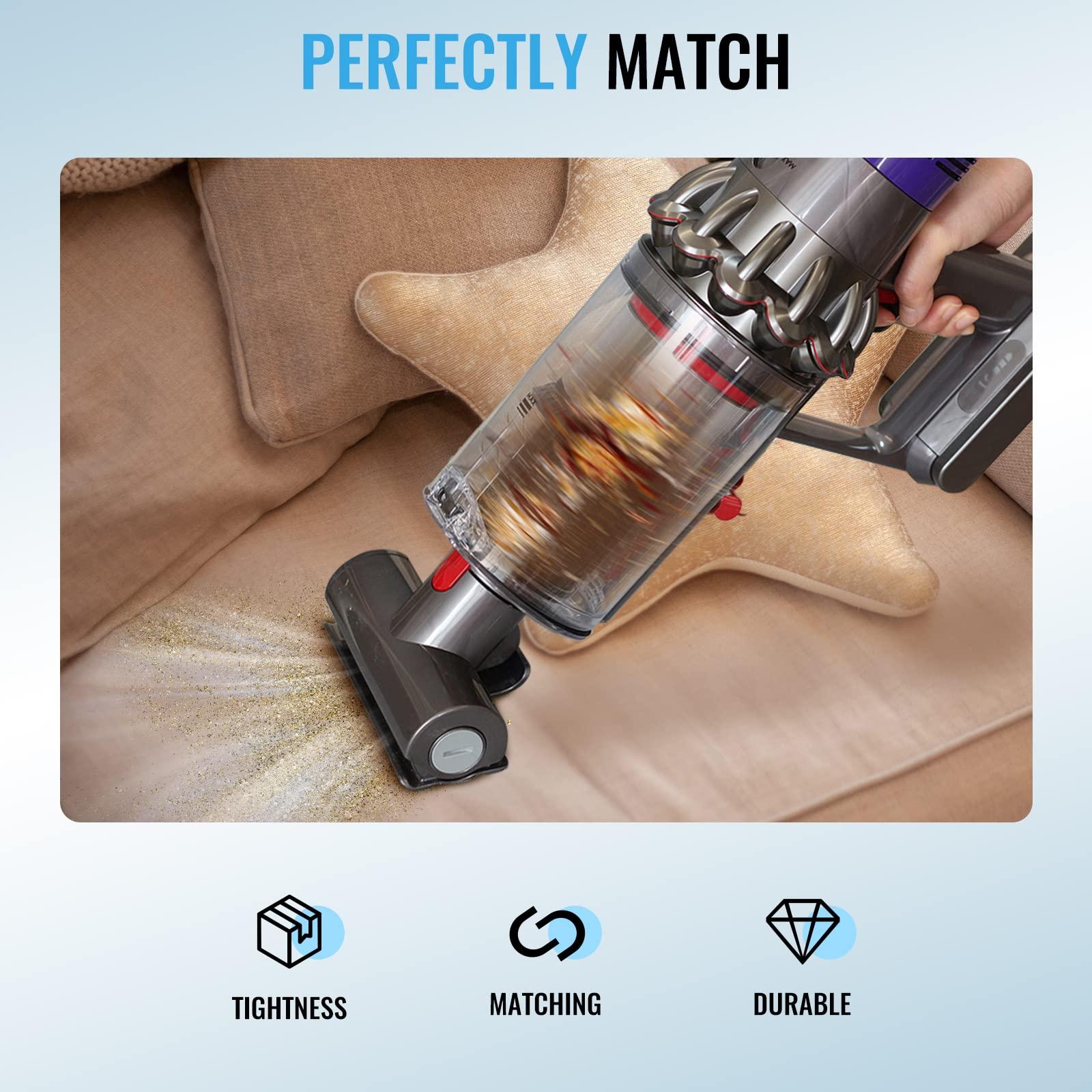 WYWY.Wide Upgraded Bin Compatible with Dyson V10 SV12 Vacuum Cleaner Canister, Large Dust Bin Replacement for Dyson Part No. 969509-01