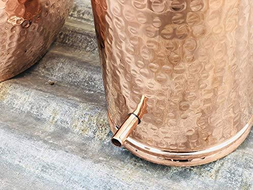 COPPERHOLIC 5 Gallon Pure Copper Alembic Still for whiskey, moonshine essential oils by Copperholic