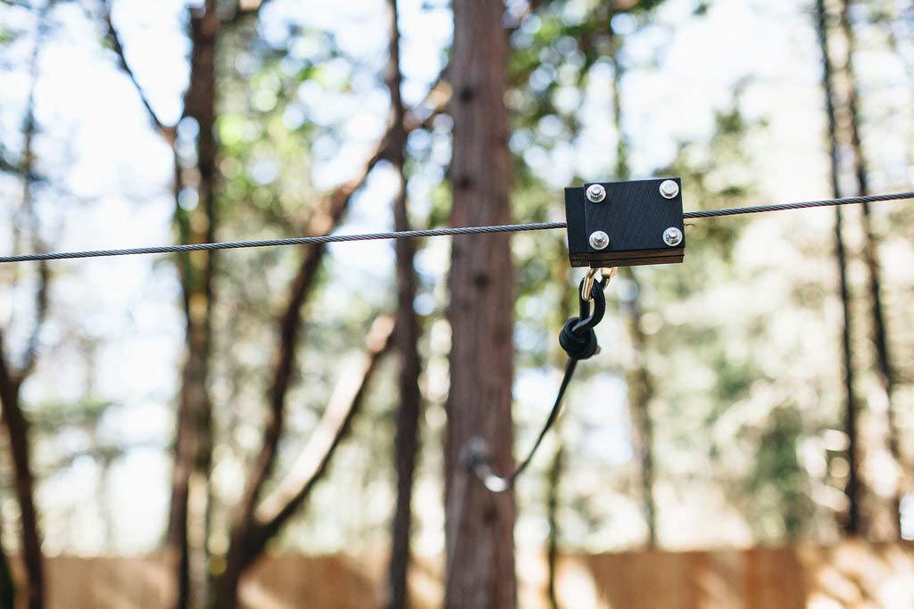 Zip Line Gear Bungee Brake Kit (60FT) Zipline Brake System to Gently Slow and Stop Riders for a Fun Ride