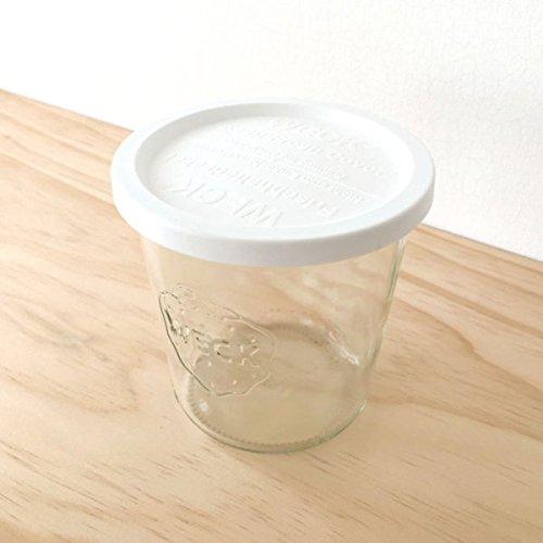WECK Weck Jar 5 Pack Keep Fresh Plastic Lids, 5 Pack (Medium = 3 1/8", 80mm Opening) Fits Models 751, 900, 901, 908, 976, 996