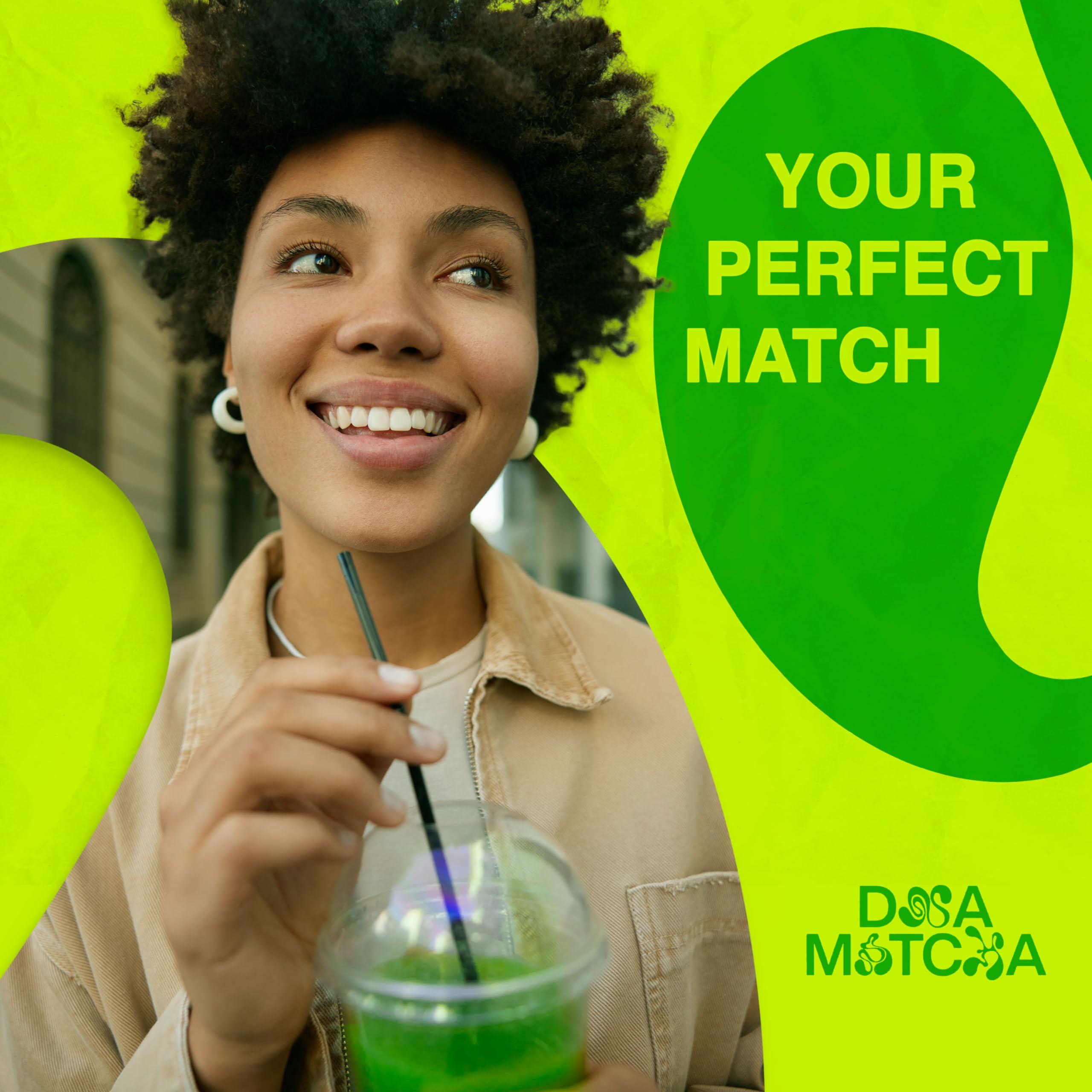 MATCHA DNA DrinkMatcha Organic Matcha Green Tea Powder 1 LB 100% Pure Matcha | Nothing Added | Perfect for Lattes, Smoothies, Baking (16 Ounce)