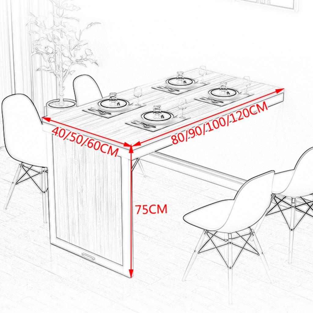 BAHOJAS BAHOJAS Wall Mounted Folding Table - Space Saver Wall Desk - Fold Out Kitchen Dining Table, Invisible Bar Desk & Computer Workbench, Wall Mounted Folding Table for Home Office