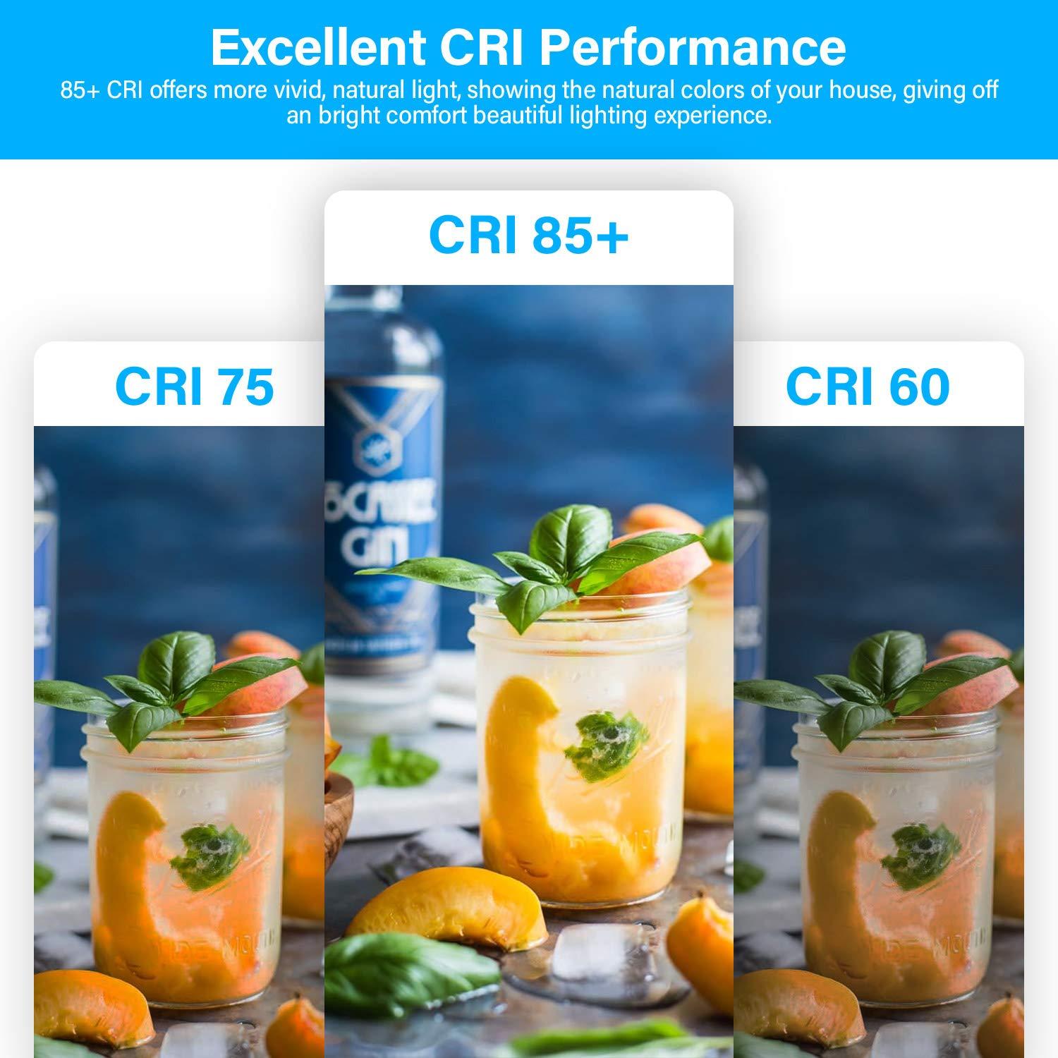 MAXvolador MAXvolador A21 LED Light Bulbs, 150 Watt Equivalent Daylight White 5000K, 2600LM, E26 Base, Non-Dimmable, 19W Bulbs Commercial Lighting, Pack of 6