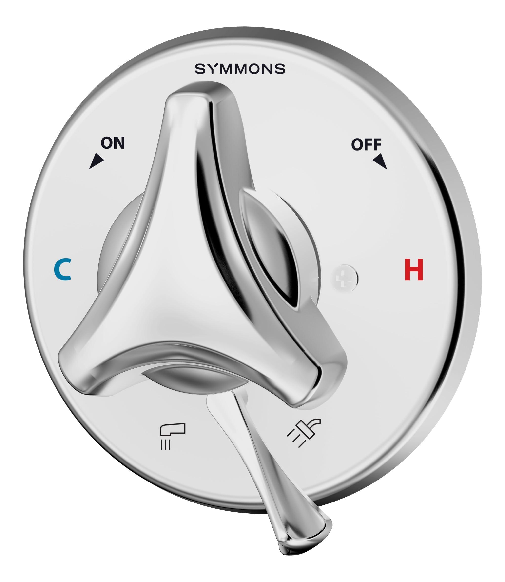 Symmons Symmons S9600TSPTRMRP Origins Tub/Shower Valve Trim (Valve Not Included),Polished Chrome, 2.88 x 5.8 x 5.8 inches
