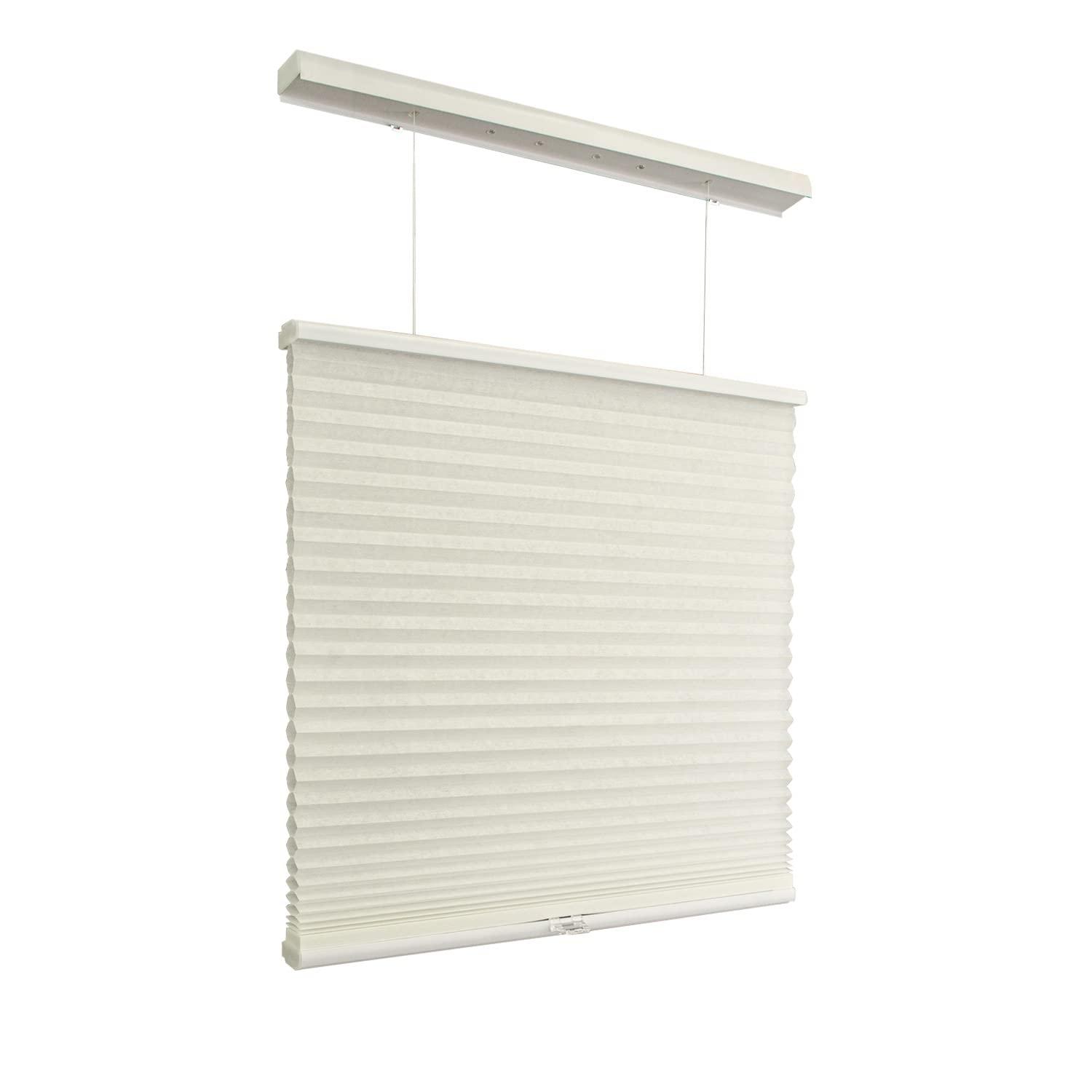 CHICOLOGY CHICOLOGY Cellular Shades, Top Down Bottom Up Shades, Custom Blinds for Windows, Window Shades for Home, Door Blinds, Window Coverings, Cellular Blinds, Buttercream (Light Filtering), 27.25"W x 48"H