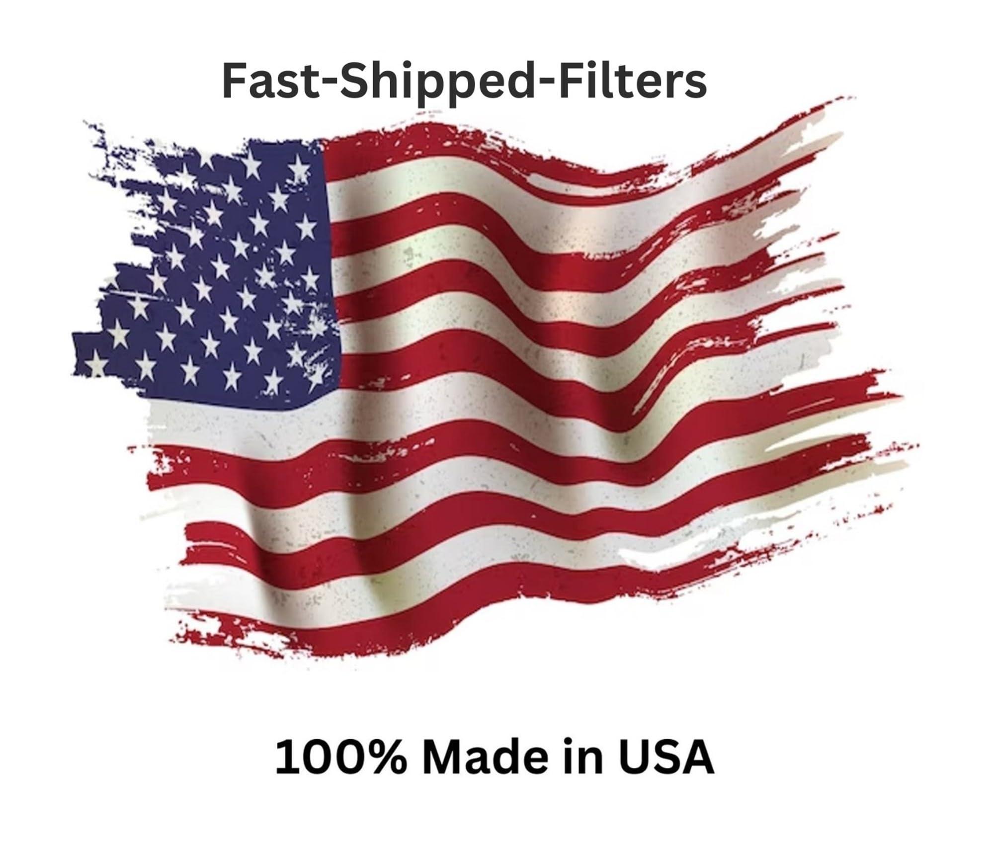 FAST SHIPPED FILTERS Fast-Shipped-Filters 3 Pack 20x24 Replacement Filter Pads Compatible with AirRanger Air Cleaner 20x24 Refill Blue