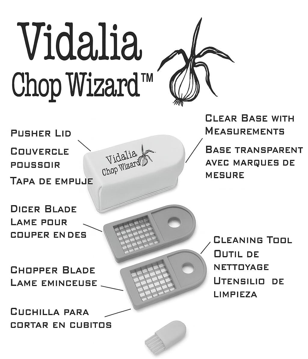 VIDALIA CHOP WIZARD Vidalia Chop Wizard - Chop Your Kitchen Prep Time In Half!