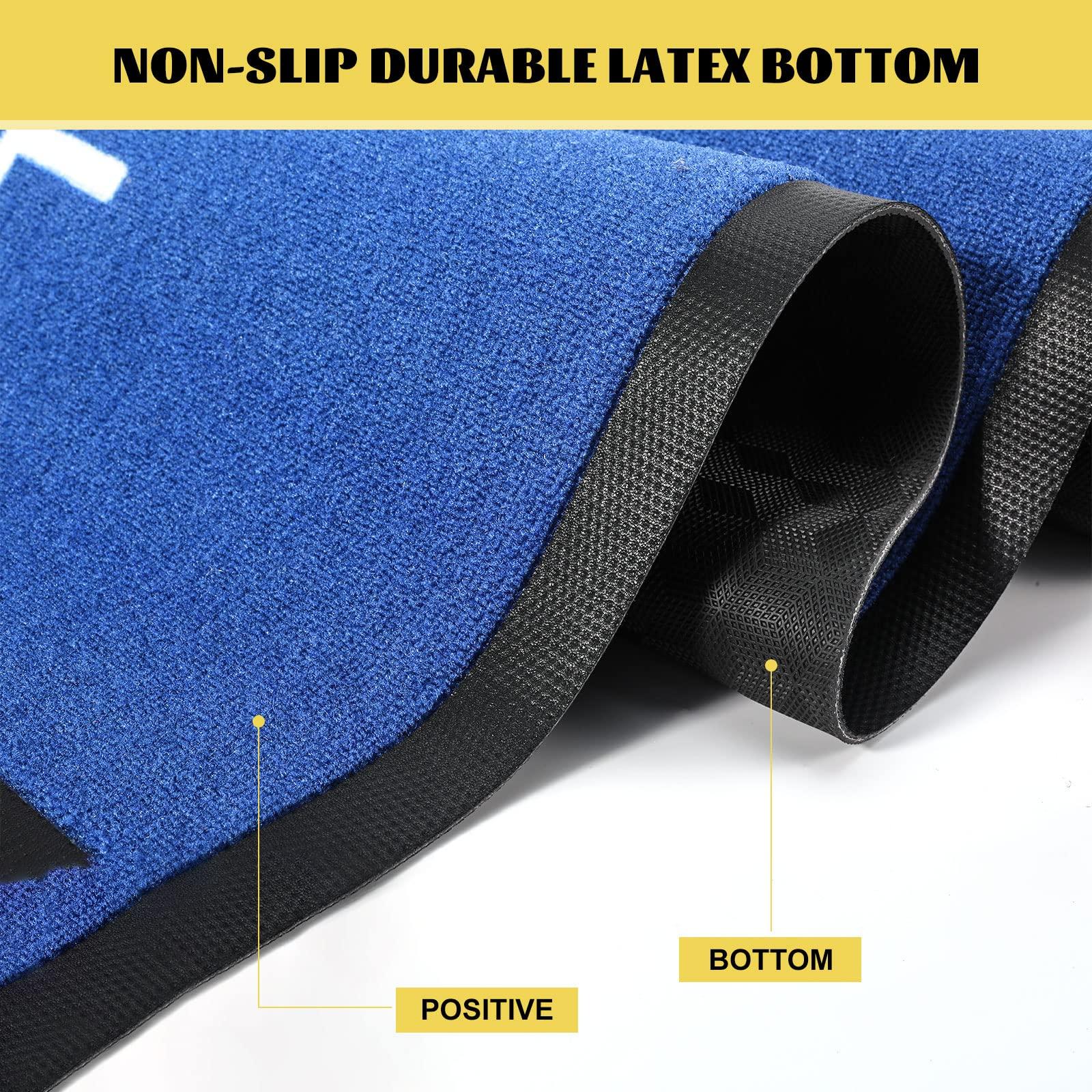 TOMCUSTOM Custom Rug Doormat Personalized Commercial Carpet with Any Size Color Logo Shape Pattern Non Slip Rugs for Indoor Outdoor Runner Washable Entrance Mat Suitable for Hotel Restaurant Office