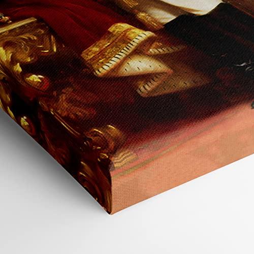 Turn Me Royal Turn Me Royal Custom Portrait from Your Photo, Funny Wall Art Gifts for Men, for Husband, for Father, Turn Him into Royalty (The King, 8" x 10")