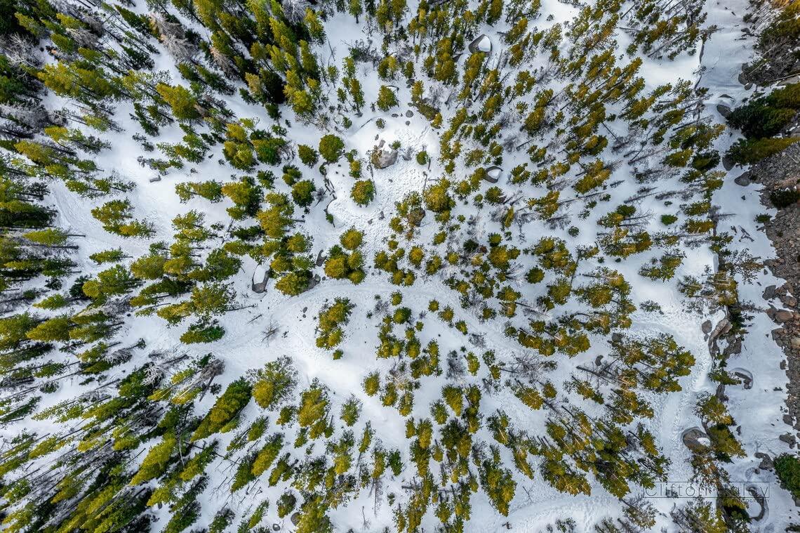 Clifton Haley Photography Rocky Mountain Drone - Print/Canvas/Acrylic/Metal (Aluminum/Metal Print, 24x36 Inches)