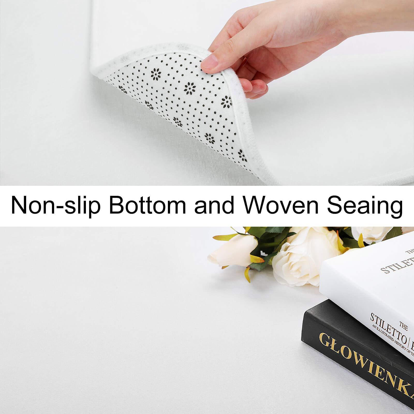 YTEBSIUA Custom Commercial Door Mats Carpet Personalized Logo Text Entryway Rug with Non-Slip Rubber Backing Indoor Doormat 60"x40" Indigo Blue