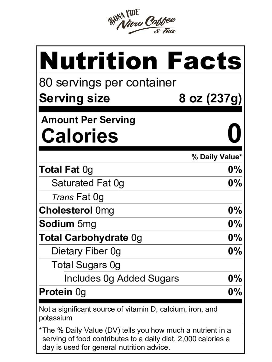 Bona Fide Cold Brew Coffee, Organic Hair Raiser, Keg 5 Gal, Draft Coffee In Keg Still/Flat, Draft Coffee On Tap