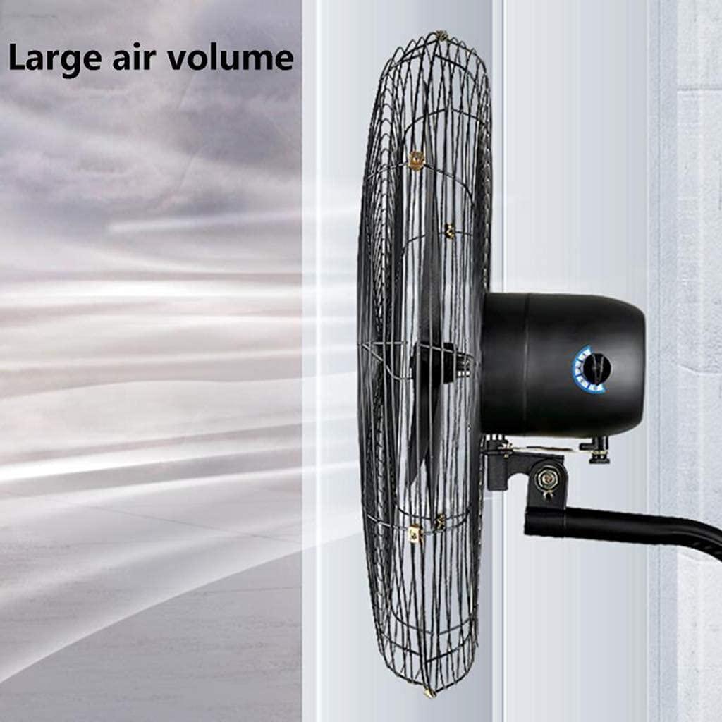 Scpantkend Household Wall Mount Fan Industrial Wall Fan Electric Fan -55cm/68cm/78cm, Plastic-Steel Leaf Wall Fan, 3m Power Cord, Strong Wind Moving Head Fan