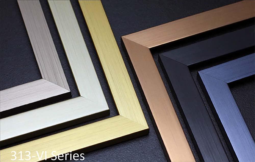 WHOLESALE ARTS AND FRAMES 1-1/8\" Polystyrene Modern 18x36 Picture Frame Gold 313VI, Made in USA 18x36 Poster Frame, 18x36 Ornate Frame for Oil Painting, 18x36 Canvas Frame, 18x36 Frames Gold