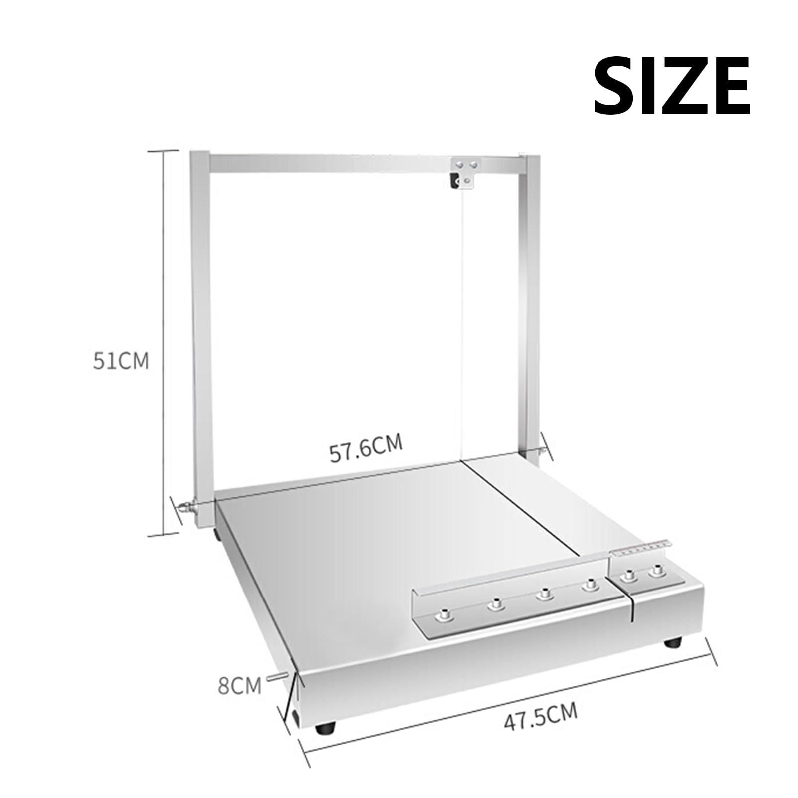 ZBJDX Manual Cheese Slicer, Heavy Duty Butter Cutter with Wire - Food Grade 304 Stainless Steel, Multipurpose Commercial and Home Kitchen Cutting Tools
