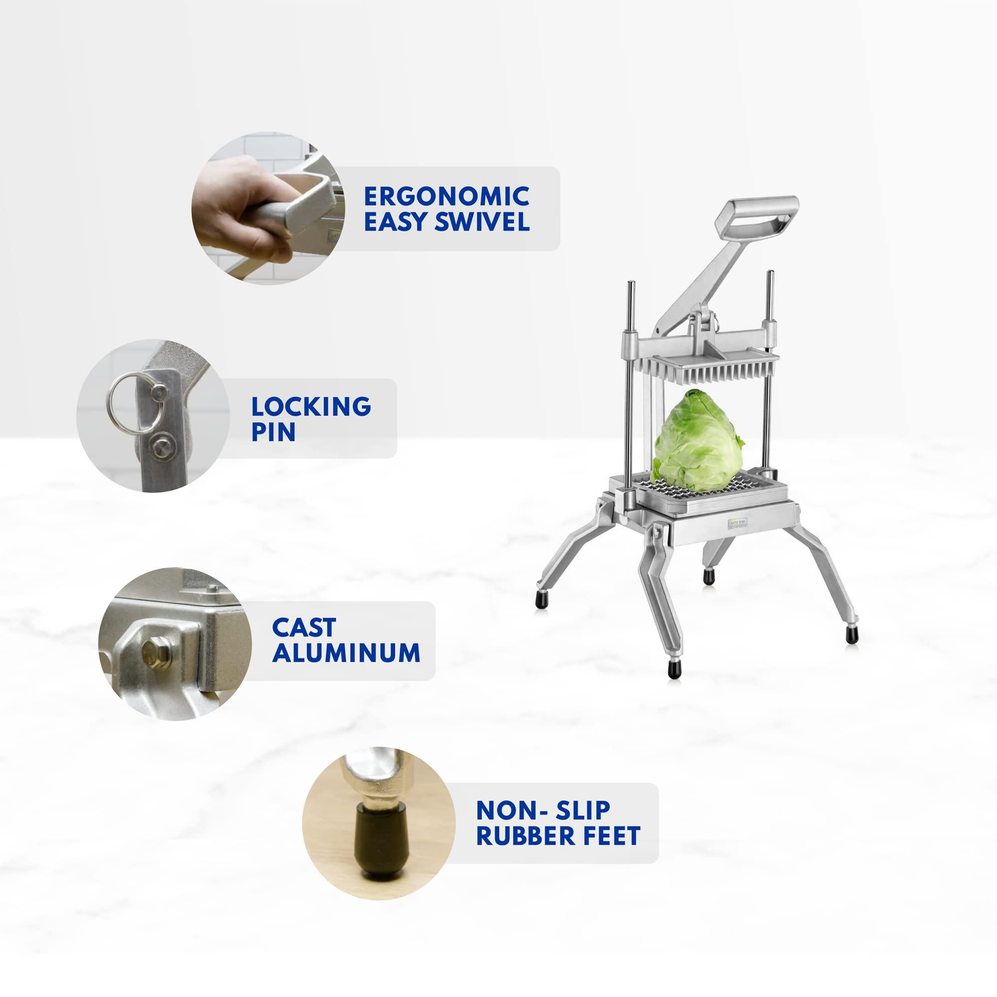 New Star Foodservice New Star Foodservice 1029055 Extra Heavy Duty Aluminum Frame Vegetable Slicer Lettuce Cutter