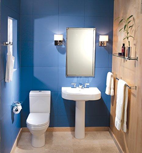 Ginger Ginger 3011T/SN Frame, Satin Nickel, Triple Pivoting Robe Hook