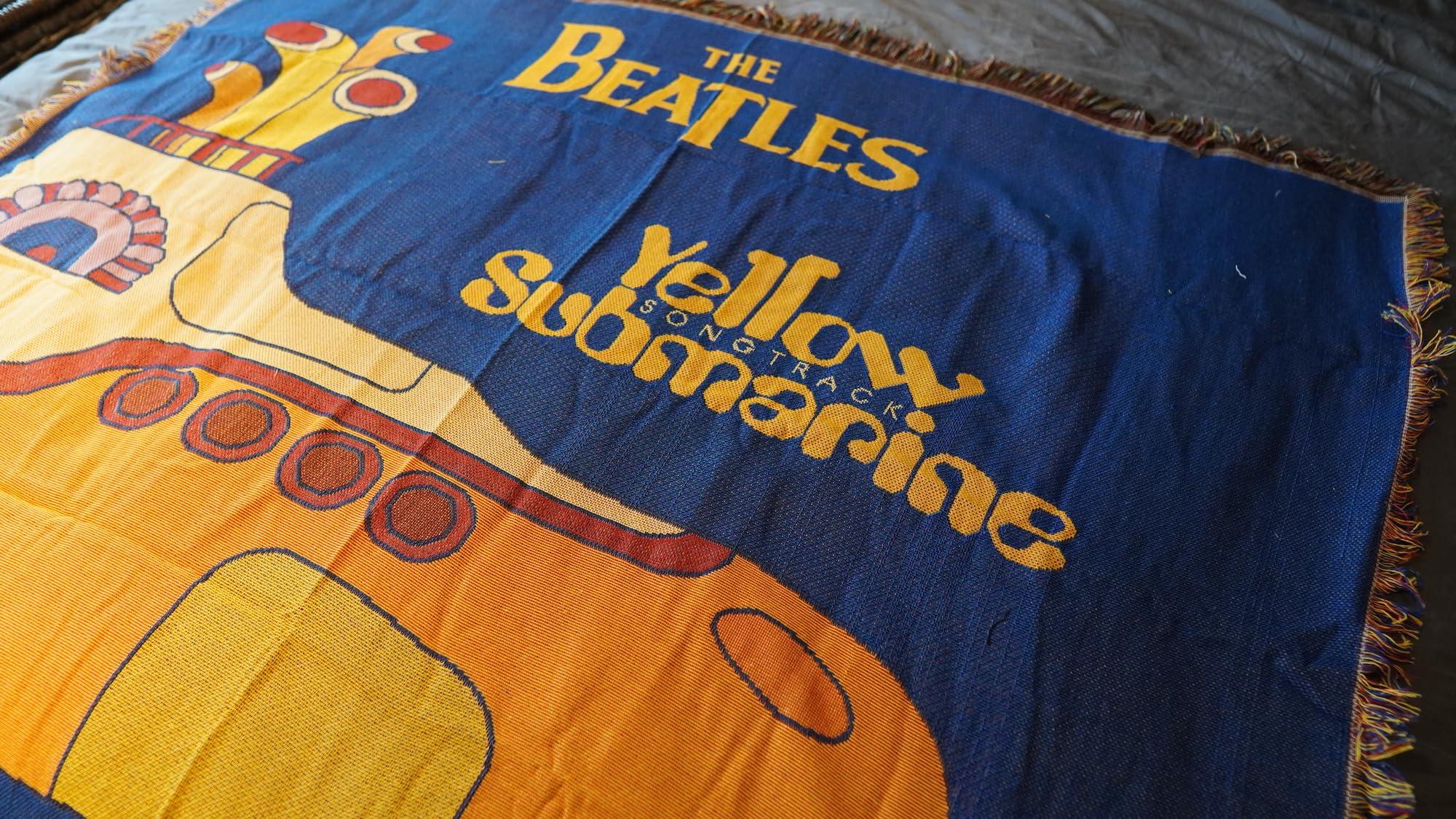 D.M.C New York D.M.C New York Yellow Submarine Cover Blanket Throw, Music Camp Blanket, for All Seasons (Full)