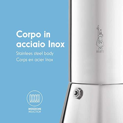 Bialetti Bialetti Venus Induction 4 Cup Espresso Coffee Maker, Stainless Steel, Pack of 1