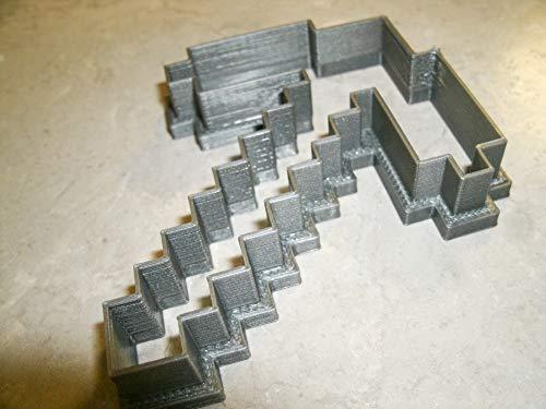 YNGLLC INSPIRED BY PICKAXE SHAPE BLOCK ADVENTURE VIDEO GAME COOKIE CUTTER MADE IN USA PR521