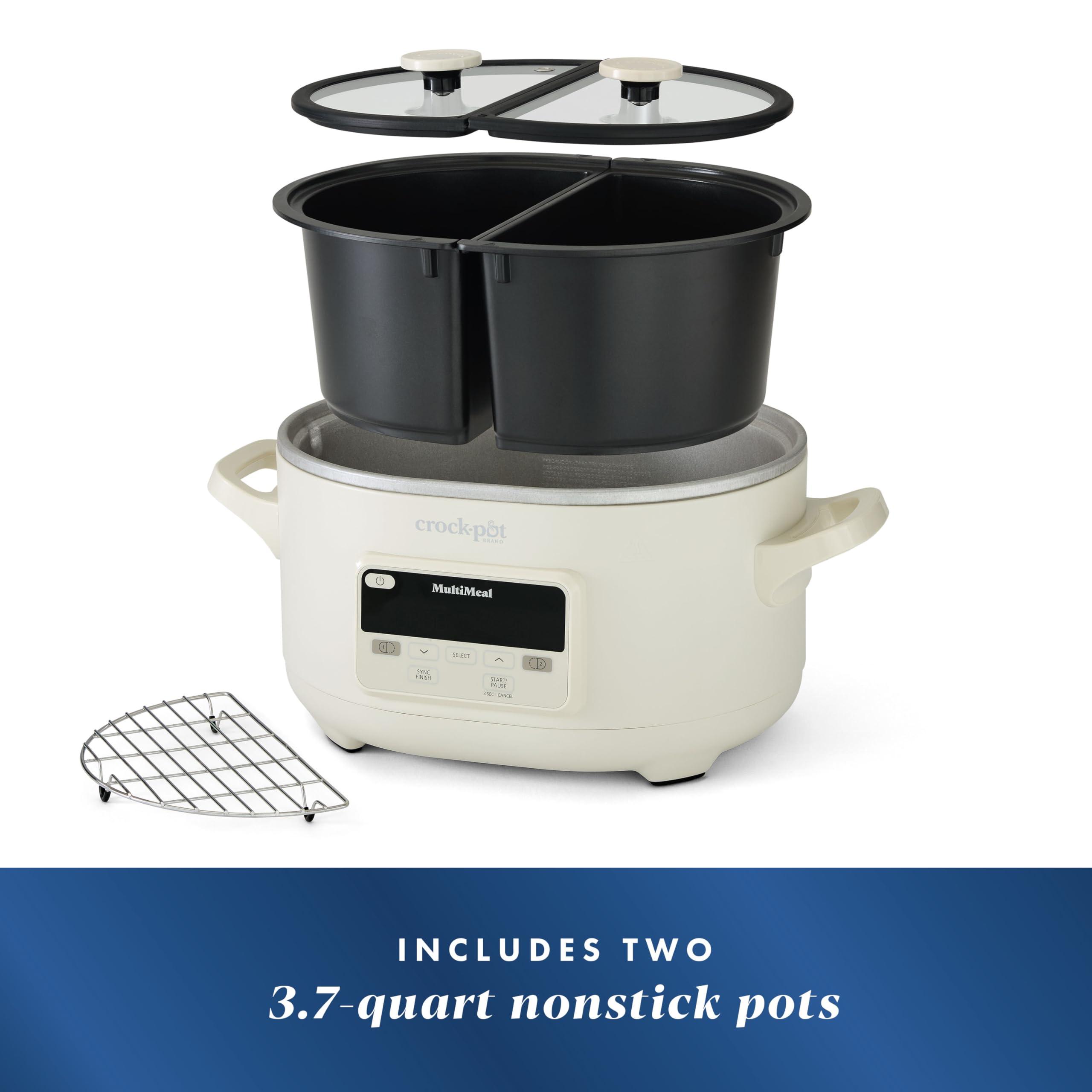 Crock-Pot Crock-Pot MultiMeal Multicooker and Programmable Slow Cooker with Bake Function, Oat Milk