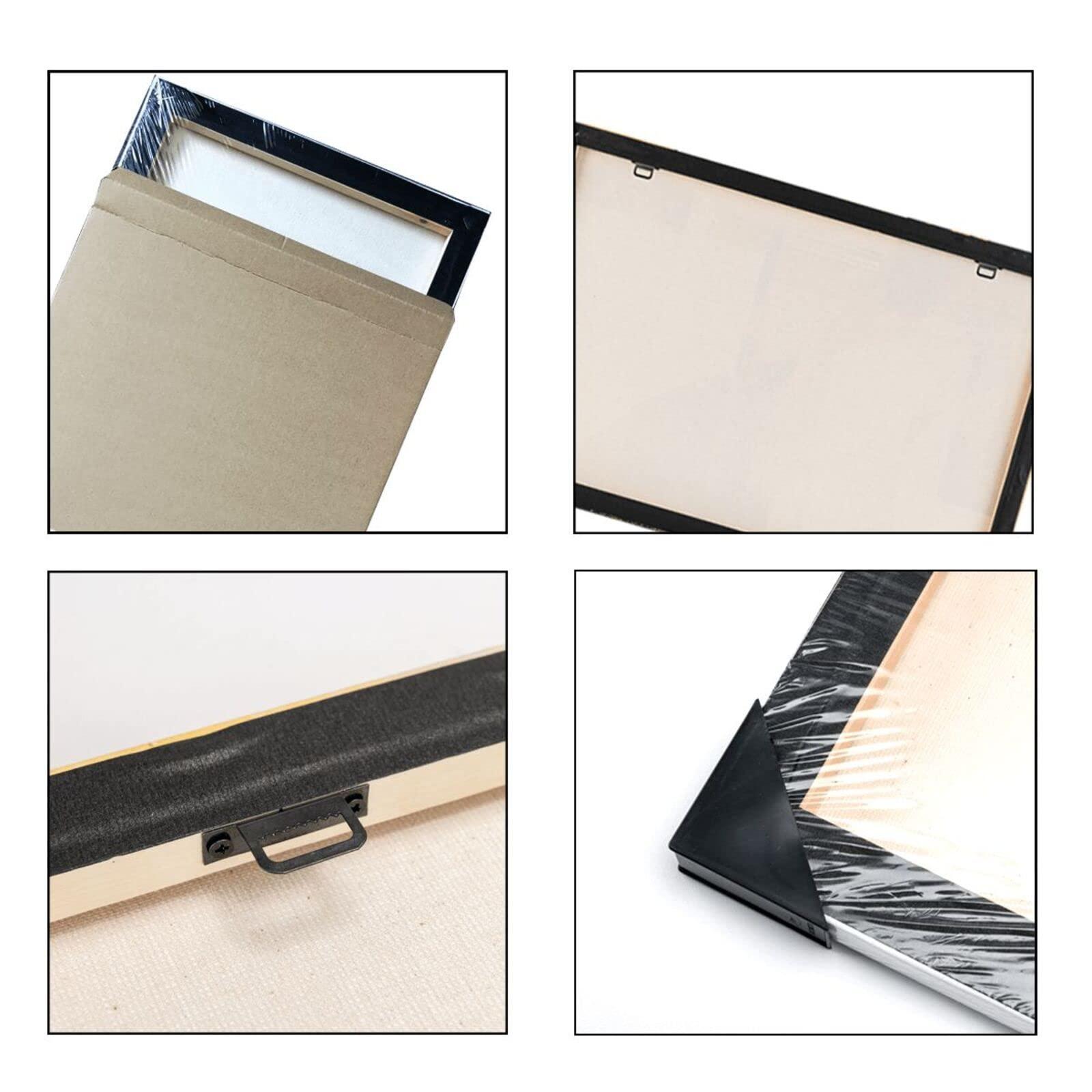 AHOBAGGA AHOBAGGA Custom Canvas Prints Personalized Wall Art Add Your Customized Photo Picture Text Canvas Wall Art for Family Wedding Friends Home Decoration (20x16 in)