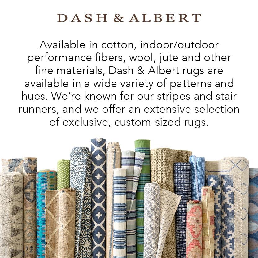 Dash & Albert Dash and Albert Hobnail Blue Handwoven Indoor/Outdoor Rug, 3 X 5 Feet, Blue Geometric Pattern