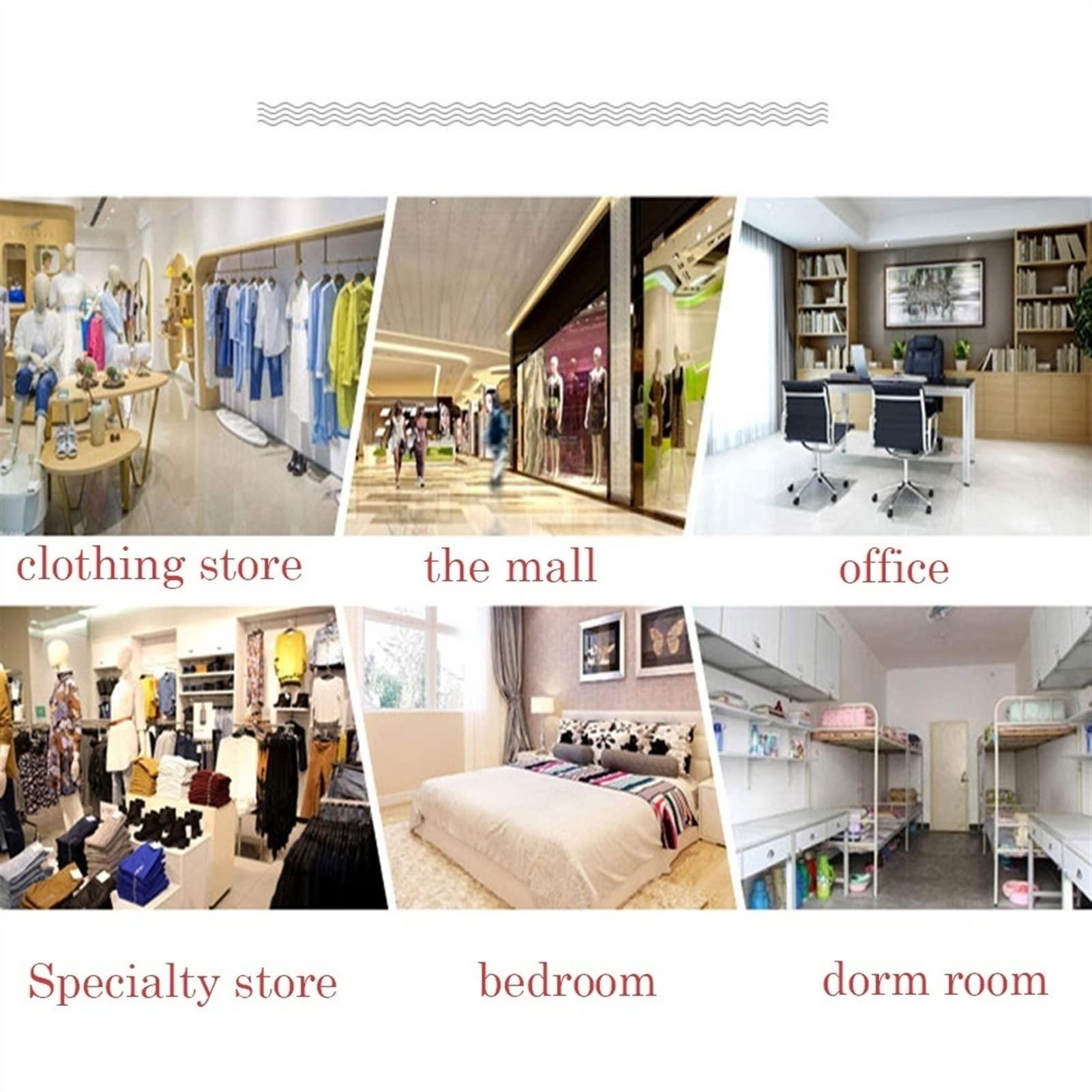 JIANFEI Clothing Store Fitting Room, Portable Changing Room, Dressing Room for Privacy Protection, Include Shading Curtain, Hanging Rod (Color : Gray, Size : 90x200cm)