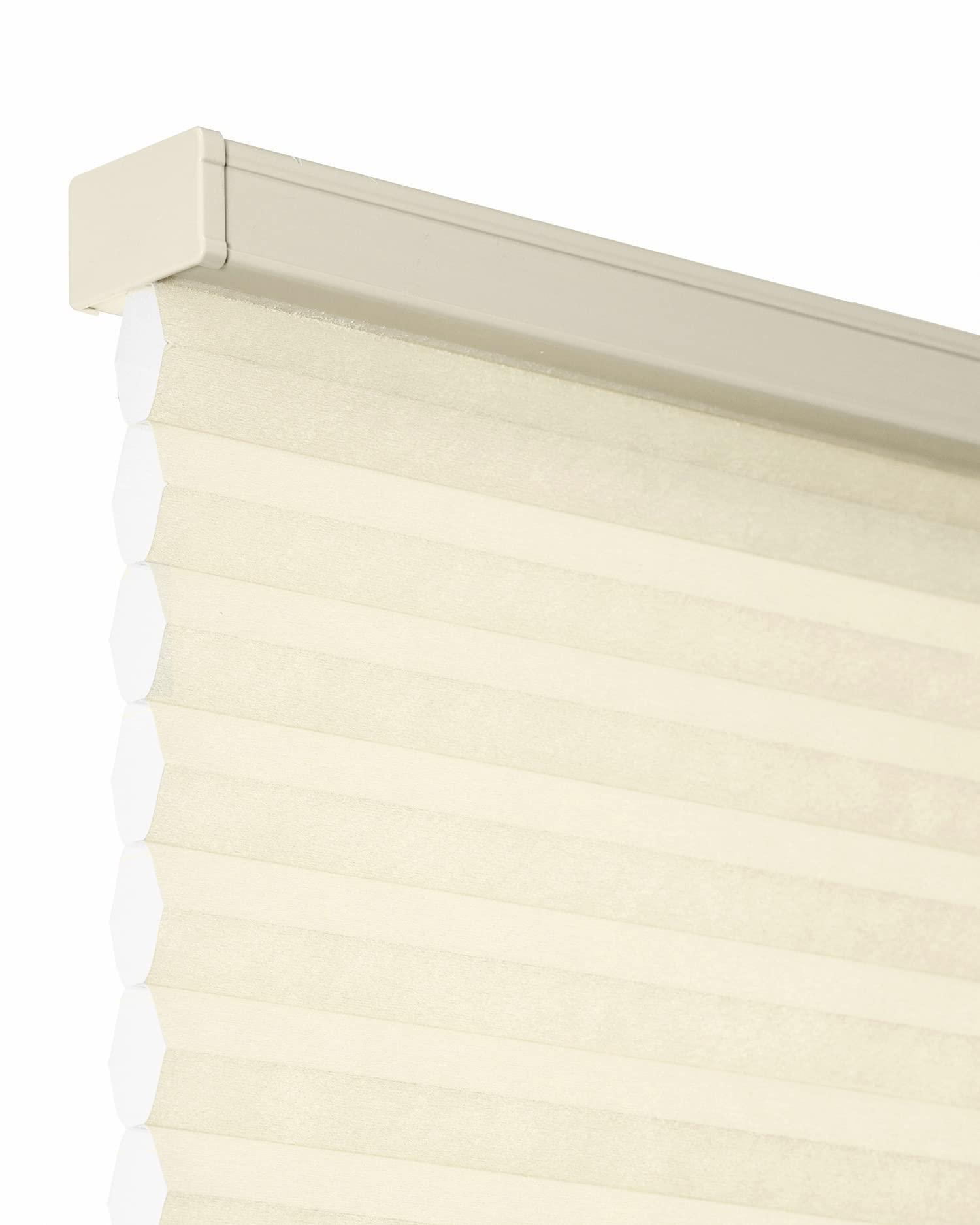 CHICOLOGY CHICOLOGY Cellular Shades, Window Blinds Cordless, Blinds for Windows, Window Shades for Home, Door Blinds, Window Coverings, Cellular Blinds,Ecru (Light Filtering), 71.75" W x 48" H