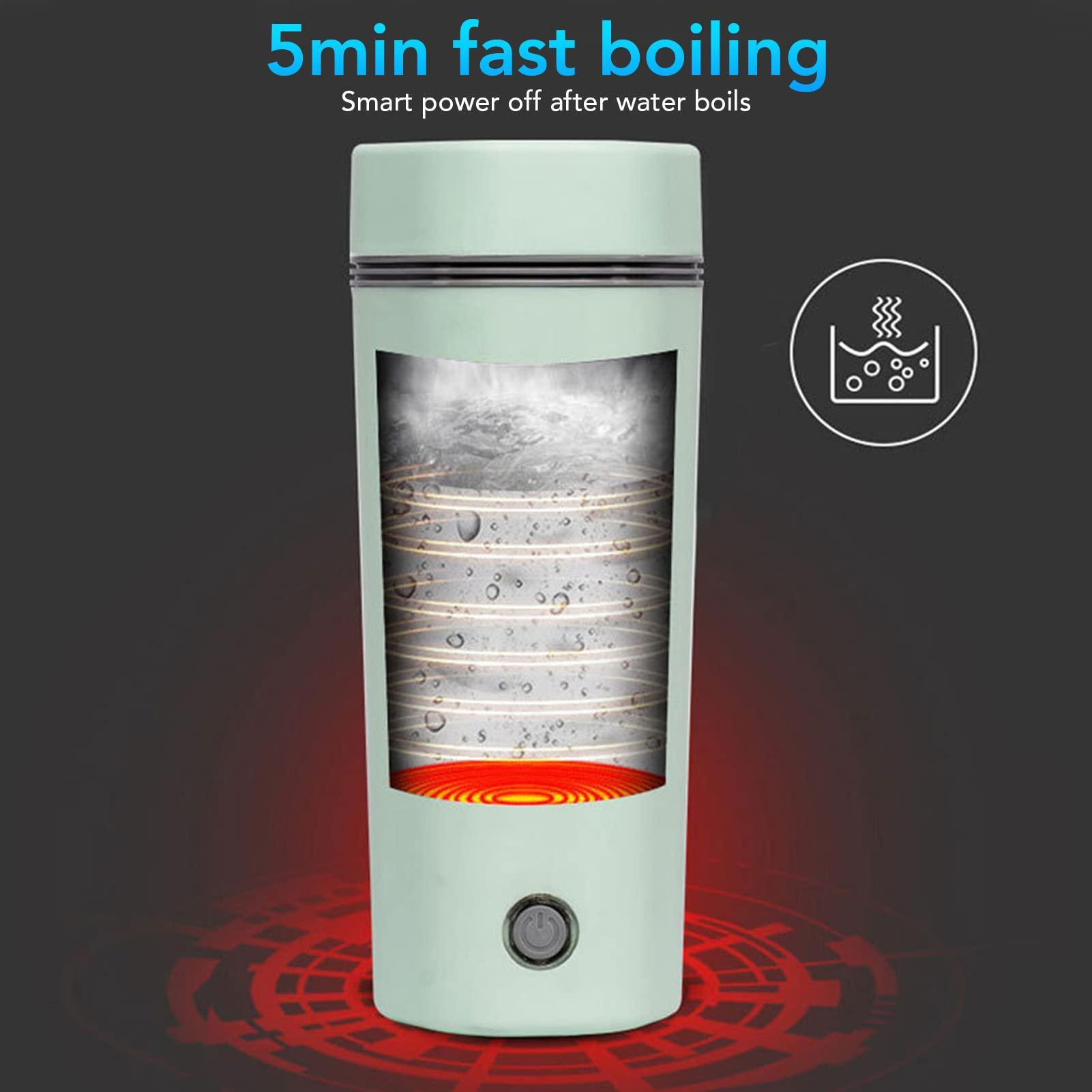 Pilipane Travel Electric Kettle, Small Portable Kettle, Small Hot Water Boiler Fast Boil and Auto Shut Off, Food Grade Stainless Steel Travel Kettle (110V, US Standard)